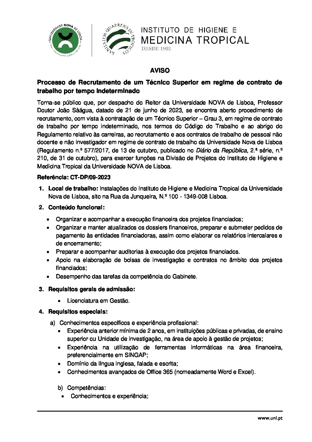 04_Aviso_Abertura de Processo de Recrutamento - IHMT